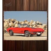 Металлическая табличка Corvette 427 L89 Convertible